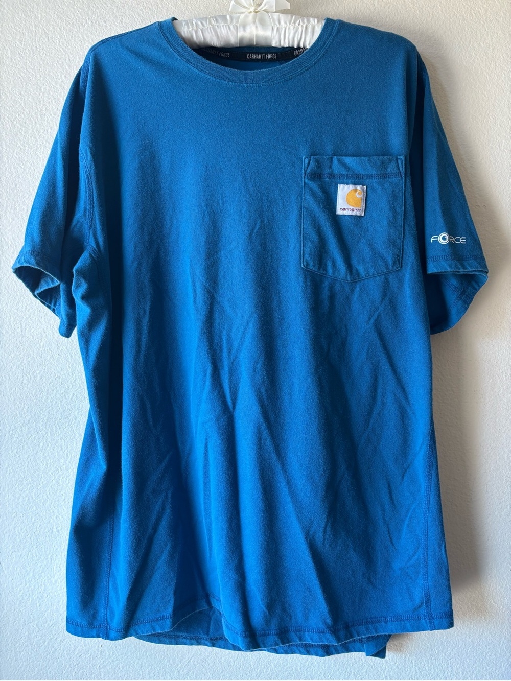 Carhartt Force blue pocket tee
